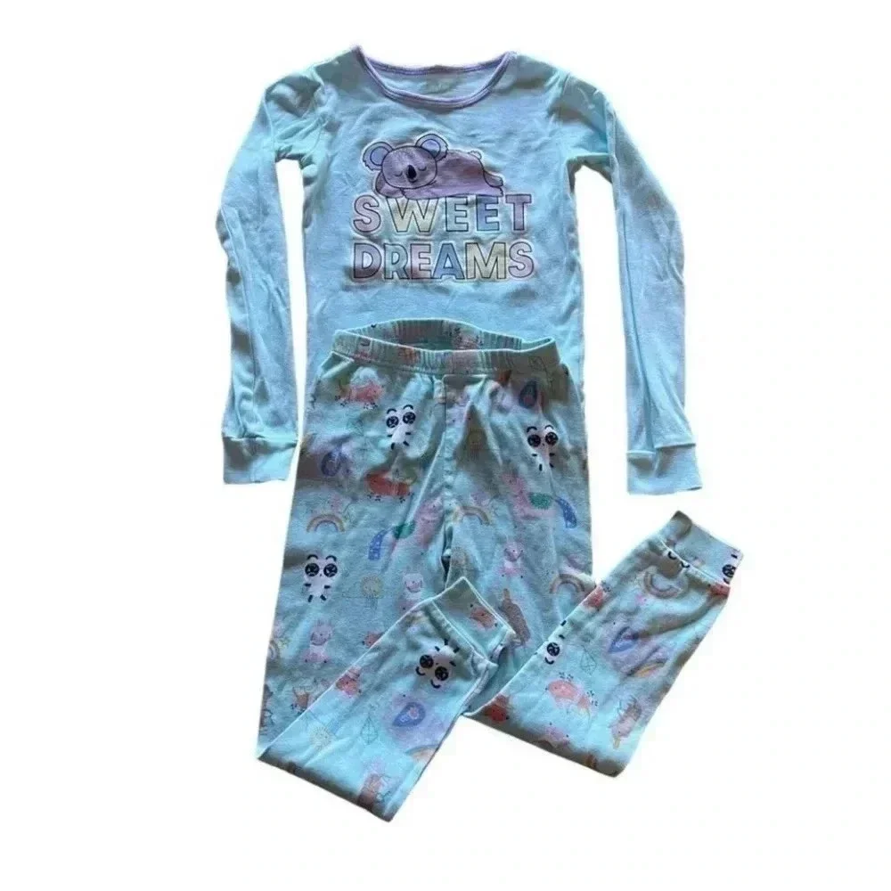Disney Girl Princess Long Sleeves Tops and Bottoms Pajama Pants  Bundle 5T #1200